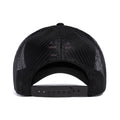 Four Star Curved Brim Trucker Hat (Black)